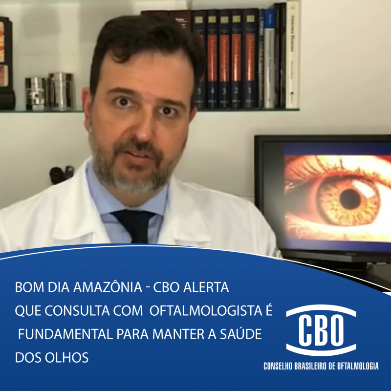 Reportagem Bom dia Amazônia - CBO Alerta que consulta com oftalmologista é fundamental manter a saúde dos olhos